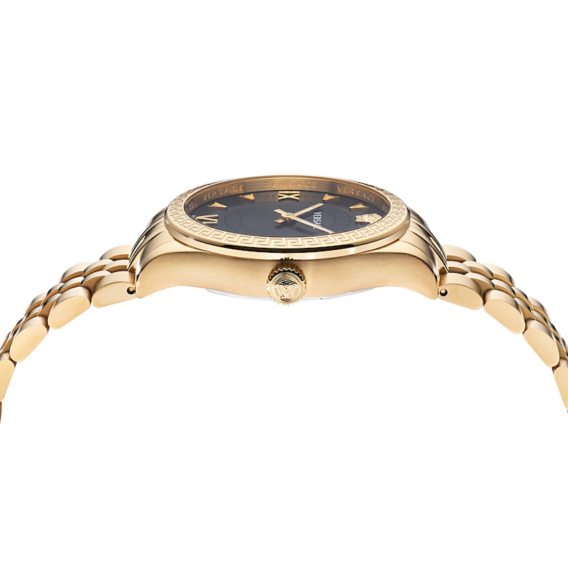 Versace Hellenyium Ladies' Gold-Tone Bracelet Watch