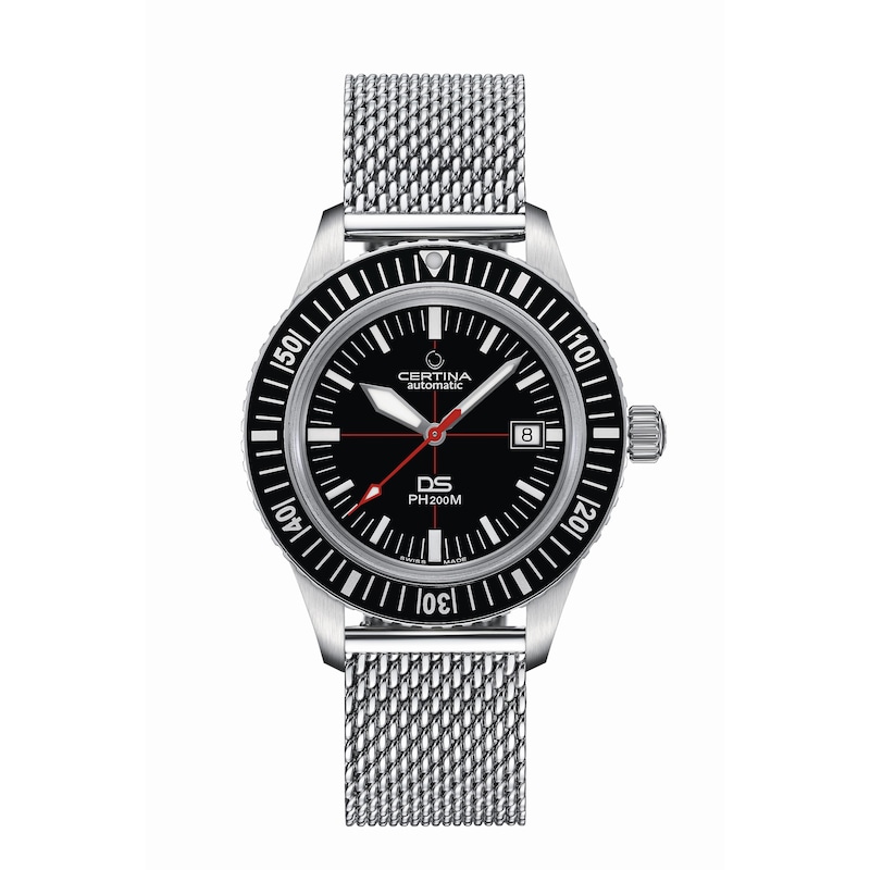 Certina DS PH200M Stainless Steel Mesh Bracelet Watch