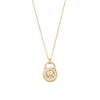 Thumbnail Image 0 of Michael Kors Yellow Gold Plated Adjustable Pendant Necklace