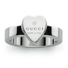 Thumbnail Image 0 of Gucci Trademark Engraved Heart Silver Ring - Size M