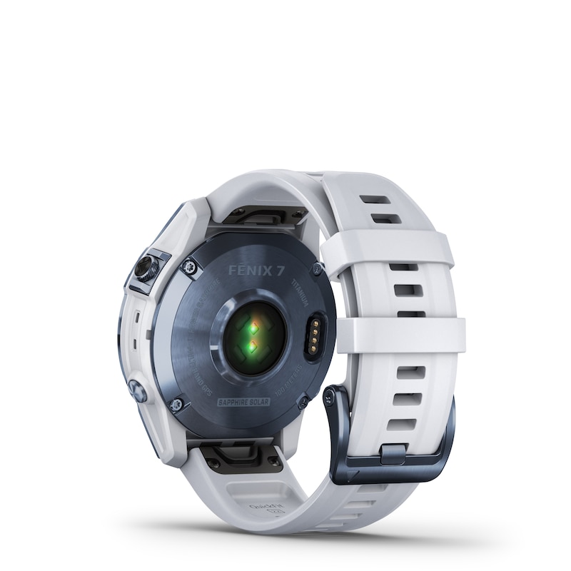 Garmin Fenix 7 Solar White Silicone Strap Smartwatch