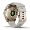 Thumbnail Image 4 of Garmin Fenix 7S Solar Cream Silicone Strap Smartwatch