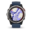 Thumbnail Image 1 of Garmin Quatix 7 Blue Leather Strap Smartwatch