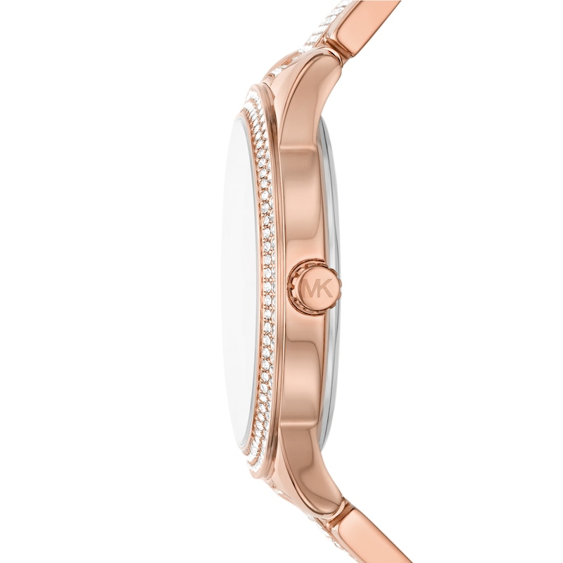 Michael Kors Tibby Ladies' Rose Gold Plated Bracelet Watch