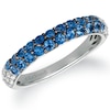 Thumbnail Image 0 of Le Vian 14ct White Gold Denim Sapphire Ombre Ring
