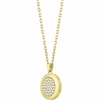 Thumbnail Image 4 of BOSS Medallion Ladies' Yellow Gold-Tone Necklace & Earrings