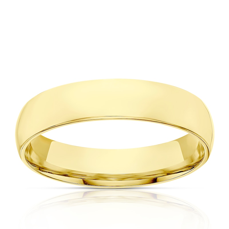 18ct Yellow Gold 4mm Extra Heavyweight Court Ring