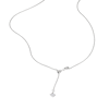 Thumbnail Image 2 of 9ct White Gold Adjustable Dainty Spiga Chain