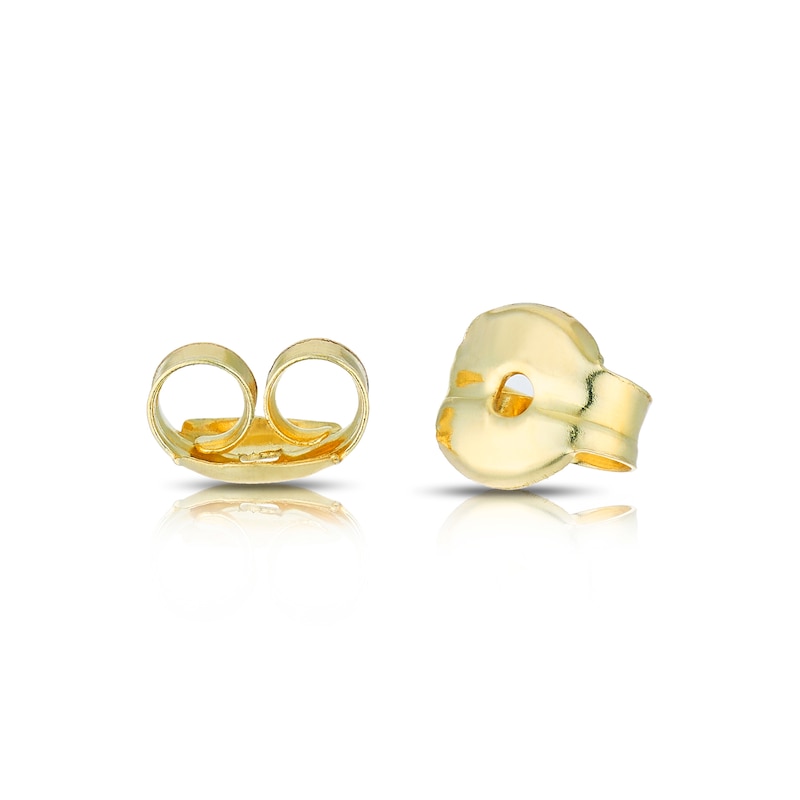 9ct Yellow Gold Cubic Zirconia Stud Earrings
