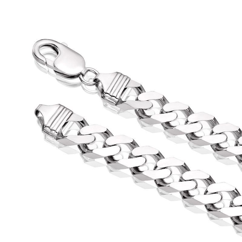 Sterling Silver 7 Inch Curb Chain Bracelet