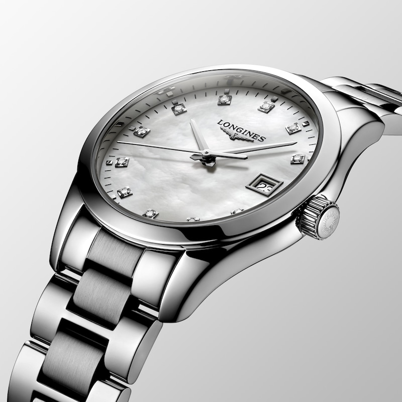 Longines Conquest Classic Stainless Steel Bracelet Watch