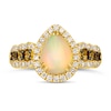 Thumbnail Image 1 of Le Vian 14ct Yellow Gold Opal 0.58ct Diamond Total Ring