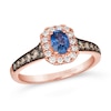 Thumbnail Image 0 of Le Vian 14ct Rose Gold Sapphire 0.45ct Total Diamond Ring