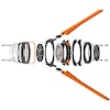 Thumbnail Image 4 of Bell & Ross BR-X5 Carbon Orange Limited Edition Watch