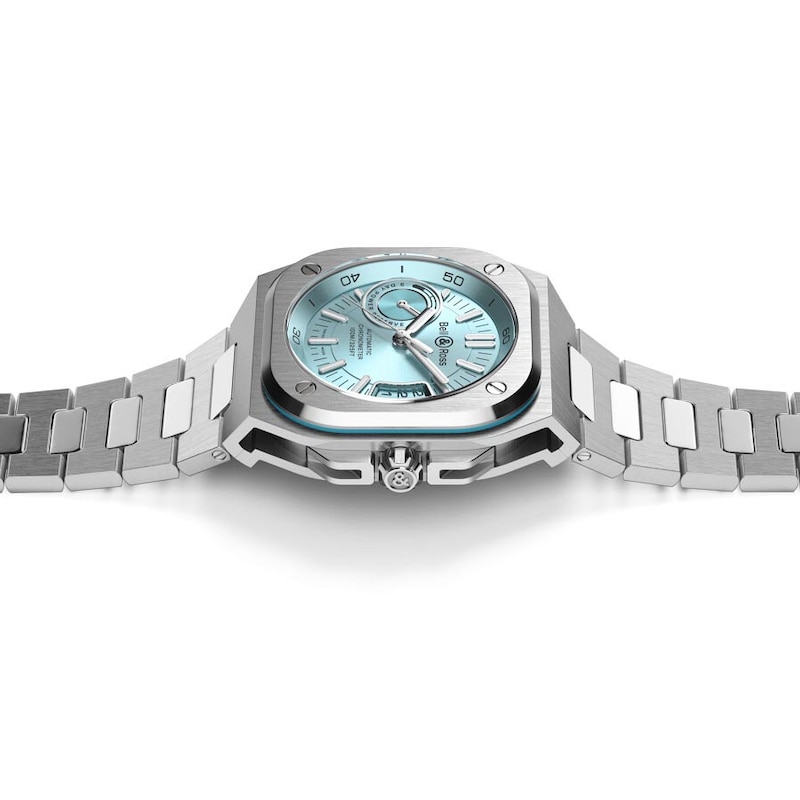 Bell & Ross BR-X5 Men's Ice Blue Stainless Steel Watch