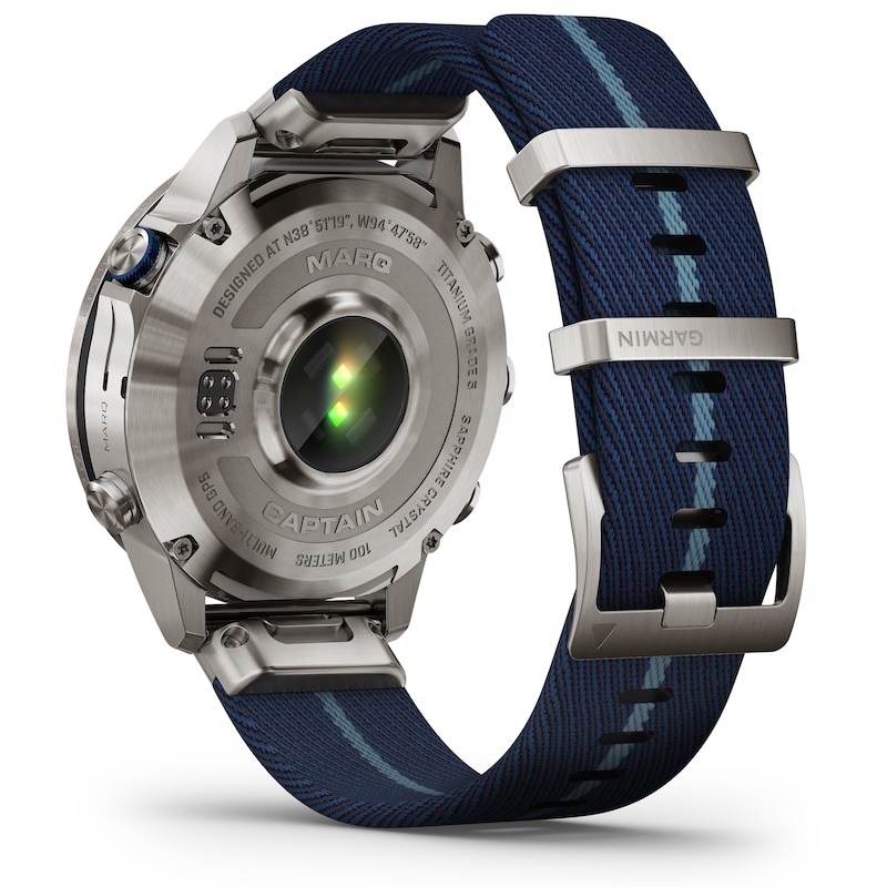 Garmin MARQ Captain (Gen2) Blue Strap Smartwatch