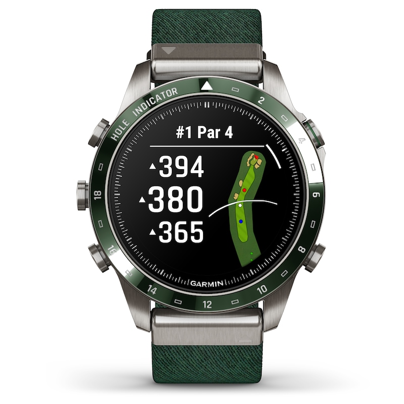 Garmin MARQ Golfer (Gen2) Green Strap Smartwatch