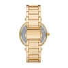 Thumbnail Image 1 of Michael Kors Parker Ladies' Yellow Gold-Tone Bracelet Watch