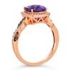Thumbnail Image 2 of Le Vian 14ct Rose Gold Amethyst 0.29ct Diamond Ring