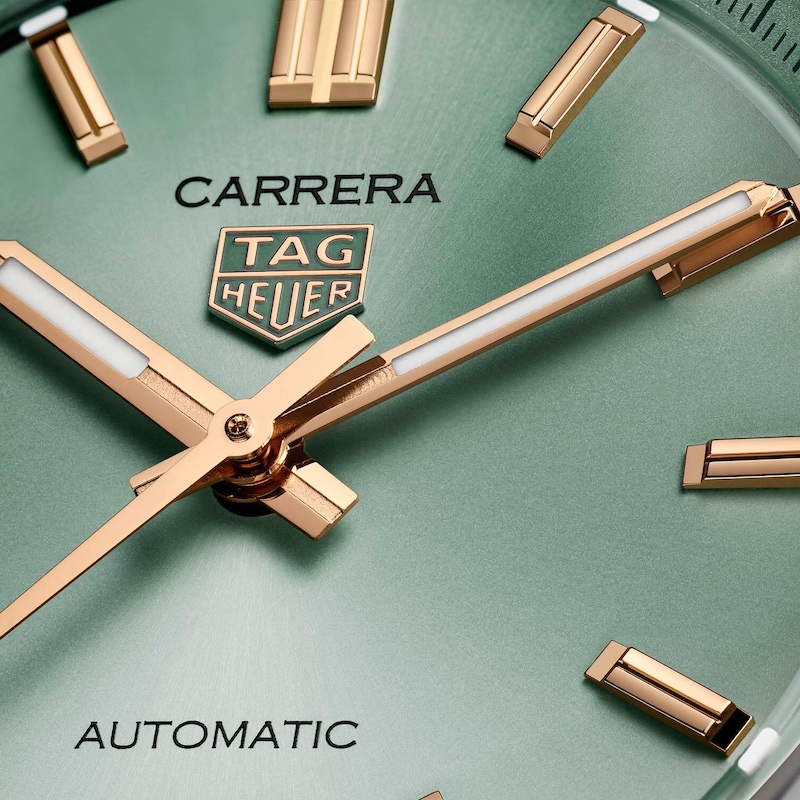 TAG Heuer Carrera Ladies' Green Dial & Stainless Steel Watch