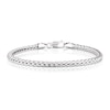 Thumbnail Image 0 of Men's Sterling Silver 8.4 Inch Foxtail Chain Bracelet