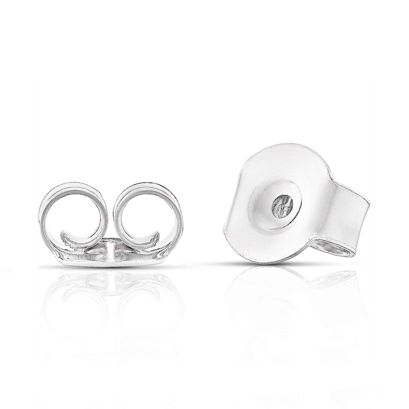9ct White Gold 0.05ct Diamond Infinity Drop Earrings