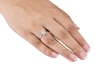 Thumbnail Image 3 of Origin Platinum 0.50ct Diamond Emerald Cut Halo Ring