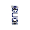 Thumbnail Image 3 of Gucci Interlocking Sterling Silver Green Enamel Unisex Ring (Sizes S-T)