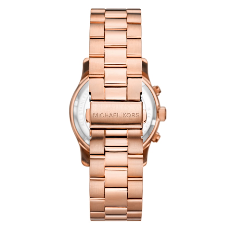 Michael Kors Runway Ladies' Rose Gold-Tone Watch