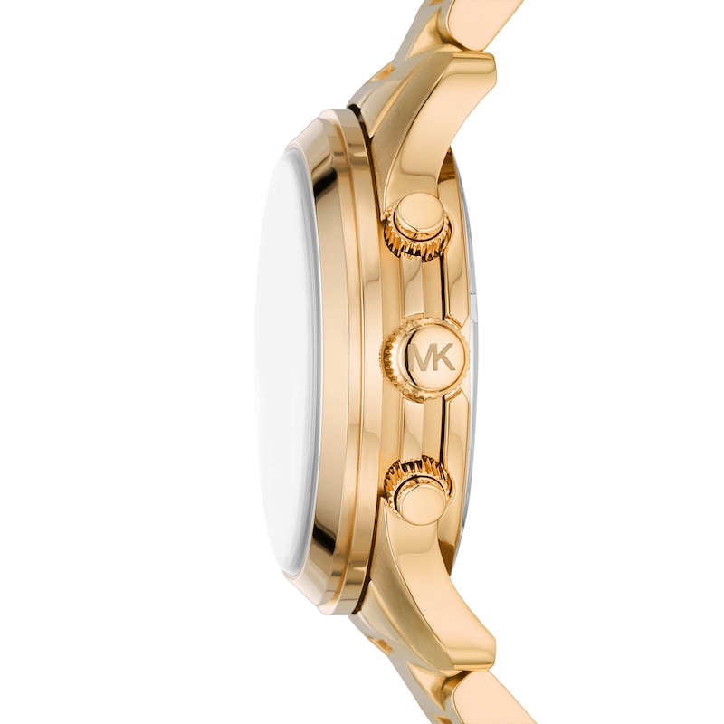 Michael Kors Runway Ladies' Blue Dial & Gold-Tone Bracelet Watch