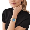 Thumbnail Image 3 of Michael Kors Runway Ladies' Blue Dial & Gold-Tone Bracelet Watch