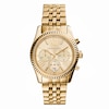 Thumbnail Image 0 of Michael Kors Lexington Gold-Tone Stainless Steel Watch