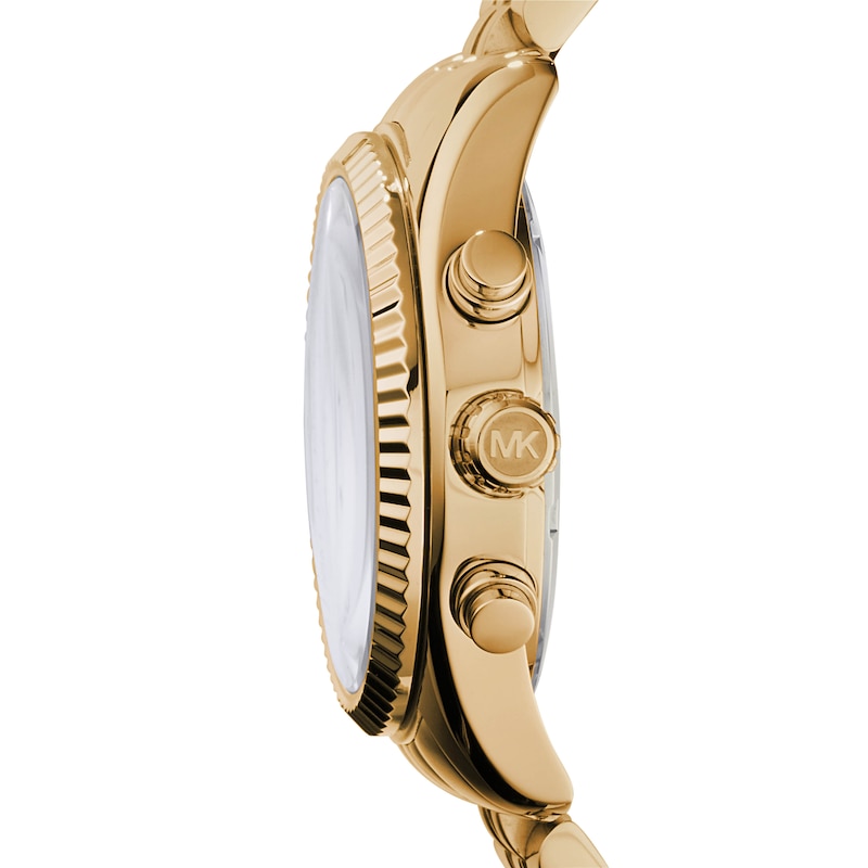 Michael Kors Lexington Gold-Tone Stainless Steel Watch