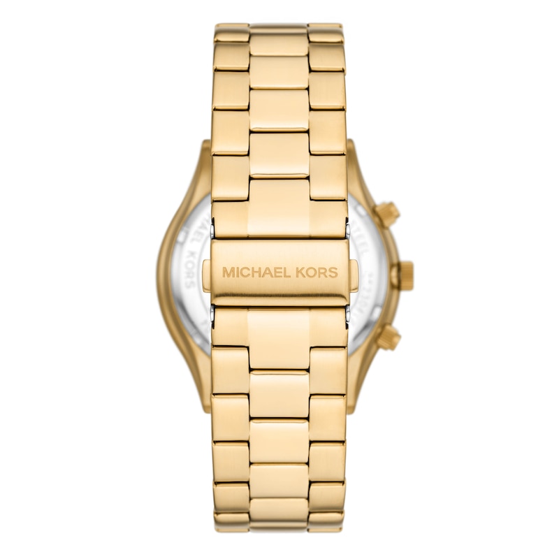 Michael Kors Slim Runway Gold-Tone Watch & Card Holder Set