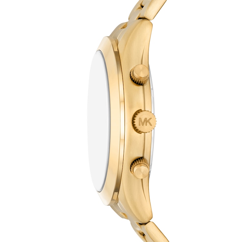 Michael Kors Slim Runway Gold-Tone Watch & Card Holder Set