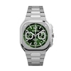 Thumbnail Image 0 of Bell & Ross BR 05 Chrono Green Dial & Stainless Steel Bracelet Watch