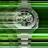 Thumbnail Image 2 of Bell & Ross BR 05 Chrono Green Dial & Stainless Steel Bracelet Watch