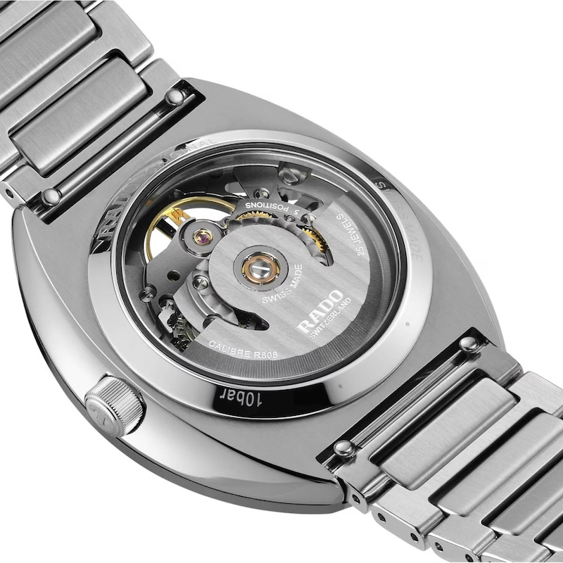 Rado DiaStar Skeleton Dial & Stainless Steel Bracelet Watch