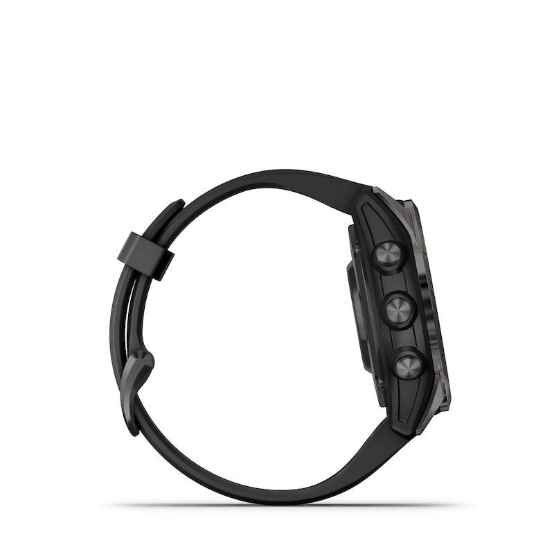 Garmin Fenix 7S Pro Sapphire Solar Edition Black Strap Smartwatch
