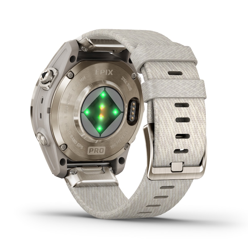 Garmin Epix Pro (Gen 2) Sapphire Edition 42mm Cream Strap Smartwatch
