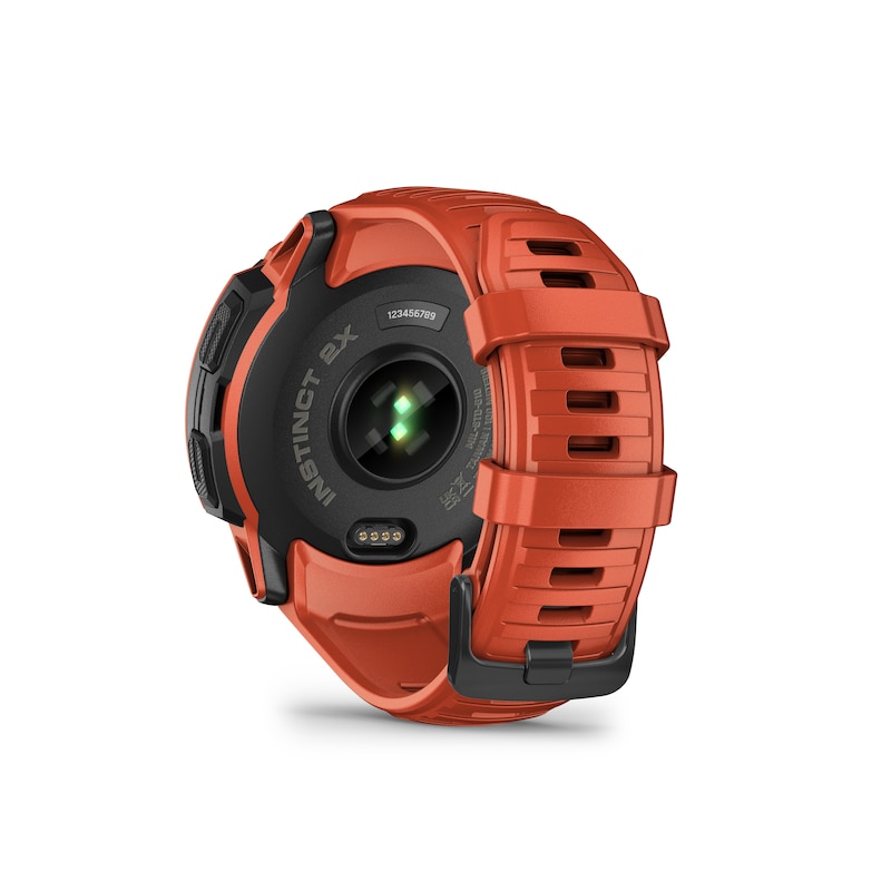 Garmin Instinct 2X Solar Red Silicone Strap Smartwatch