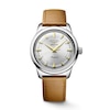 Thumbnail Image 0 of Longines Conquest Men's Brown Leather Strap Watch