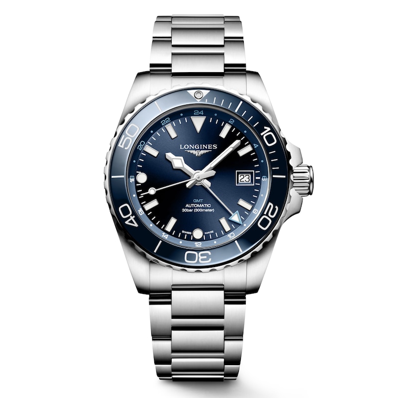 Longines HydroConquest GMT Men's Blue Dial Bracelet Watch