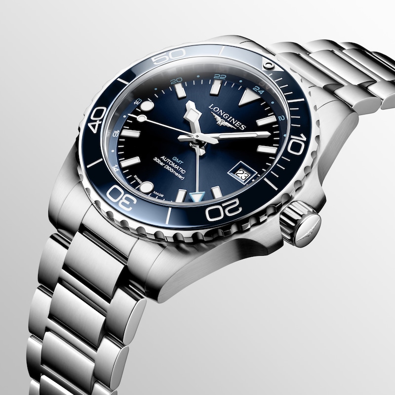 Longines HydroConquest GMT Men's Blue Dial Bracelet Watch