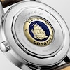 Thumbnail Image 3 of Longines Flagship Heritage Moonphase Opaline Dial & Brown Leather Strap Watch