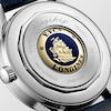 Thumbnail Image 3 of Longines Flagship Heritage Moonphase Blue Dial & Leather Strap Watch