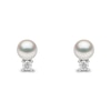 Thumbnail Image 0 of Yoko London Trend 18ct White Gold Freshwater Pearl 0.04ct Diamond Earrings