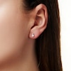 Thumbnail Image 2 of Yoko London Trend 18ct White Gold Freshwater Pearl 0.04ct Diamond Earrings
