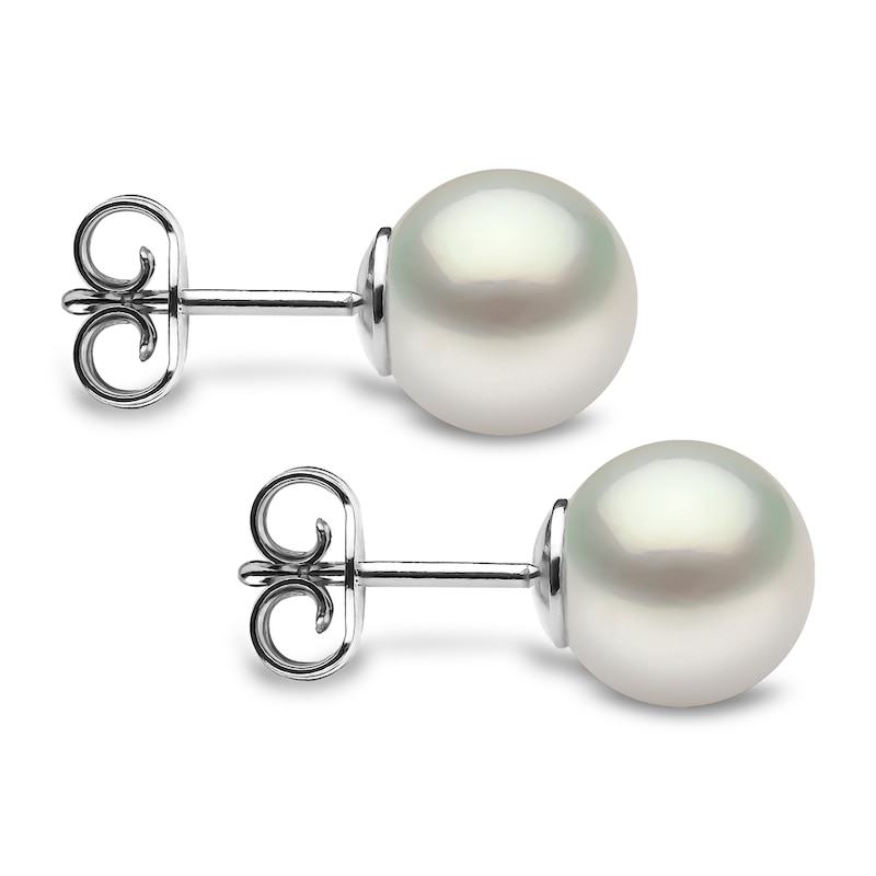 Yoko London Classic 18ct White Gold South Sea Pearl Stud Earrings