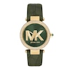 Thumbnail Image 0 of Michael Kors Parker Ladies' Green MK Dial & Green Leather Strap Watch